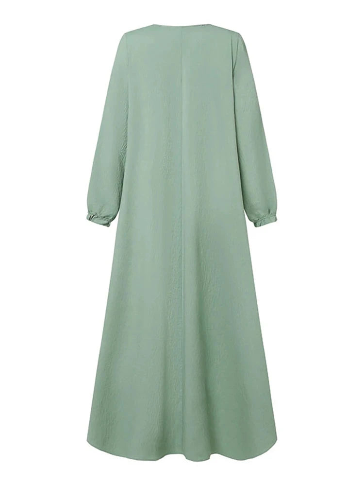 Abaya droite raffinée