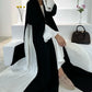 Abaya ouverte moderne