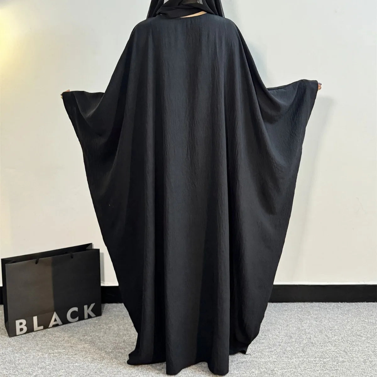 Abaya papillon fluide