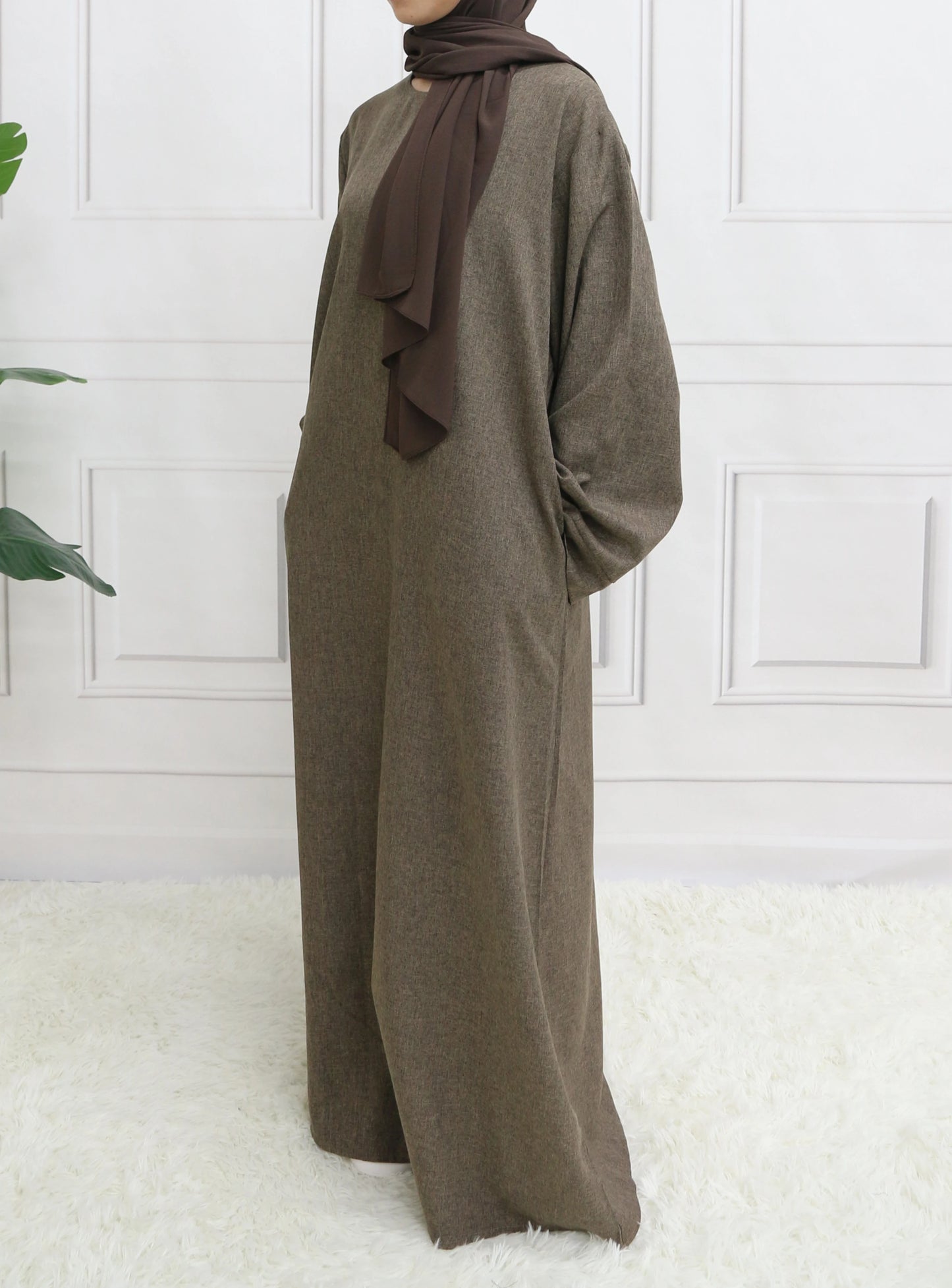 Abaya droite classique