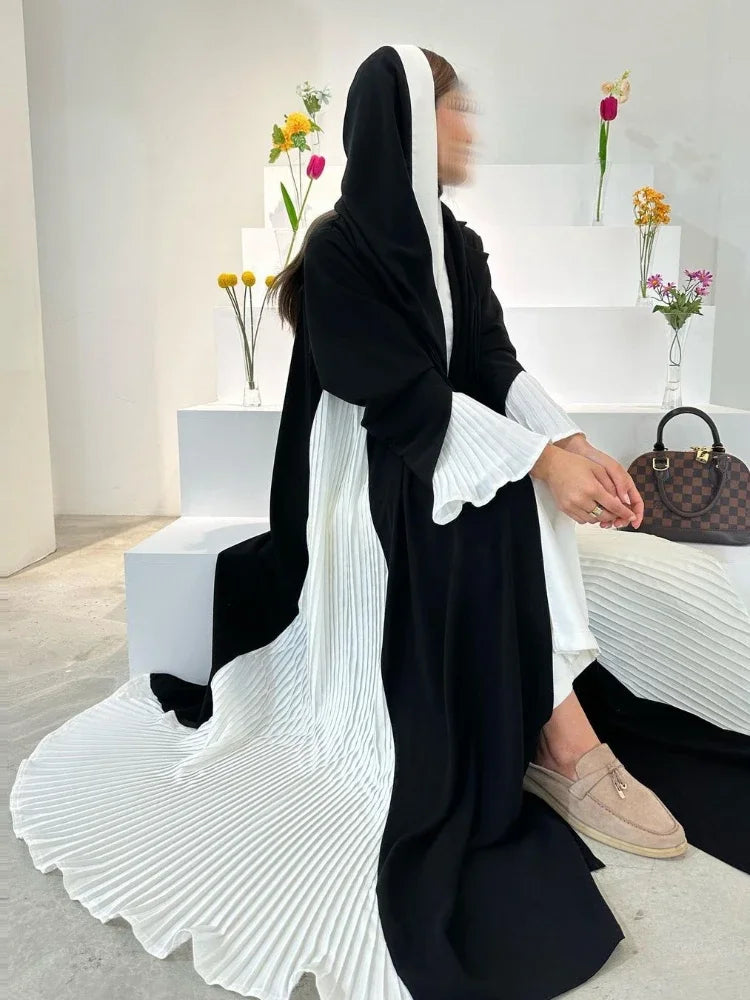 Abaya ouverte moderne