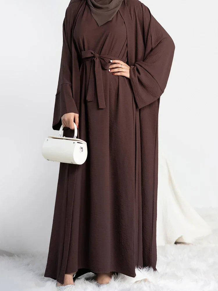 ensemble abaya cintrée