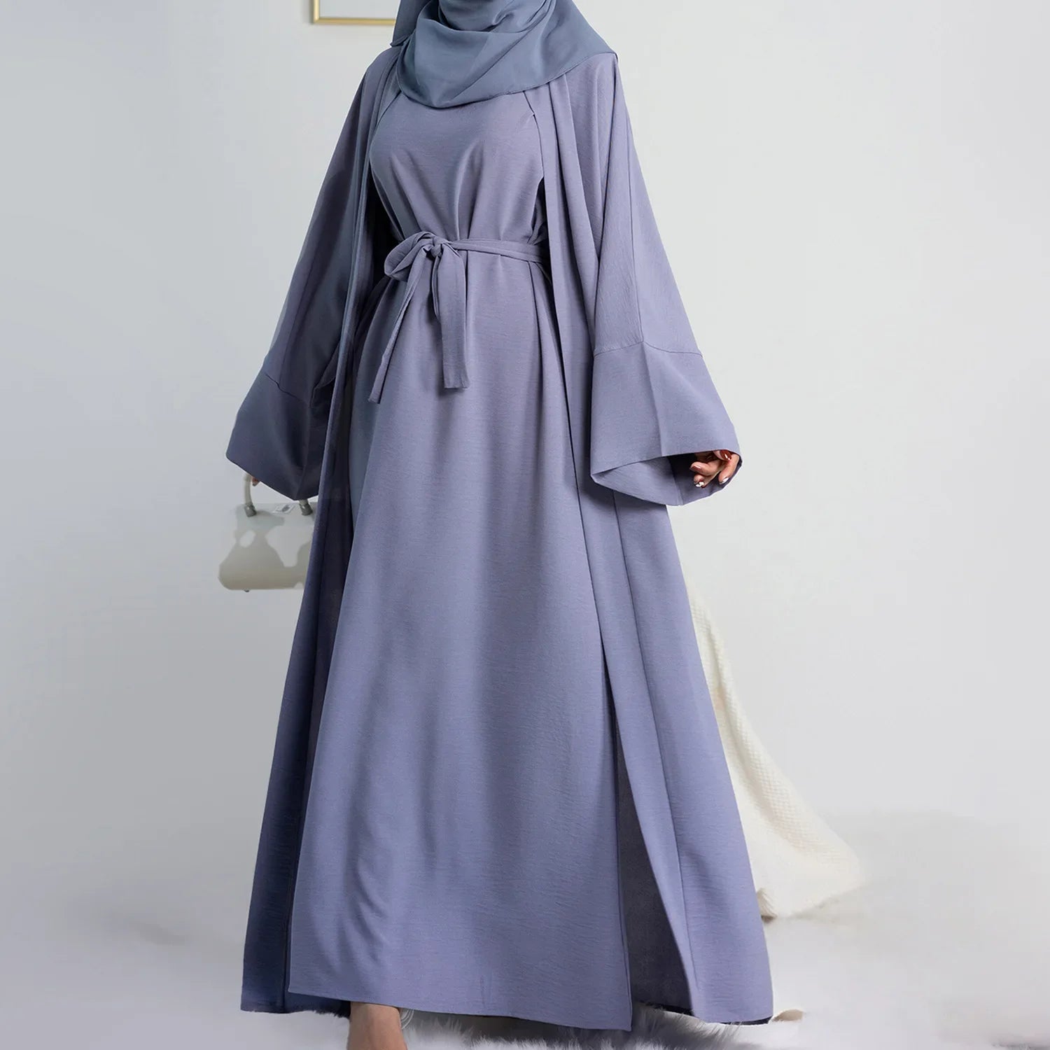 ensemble abaya cintrée